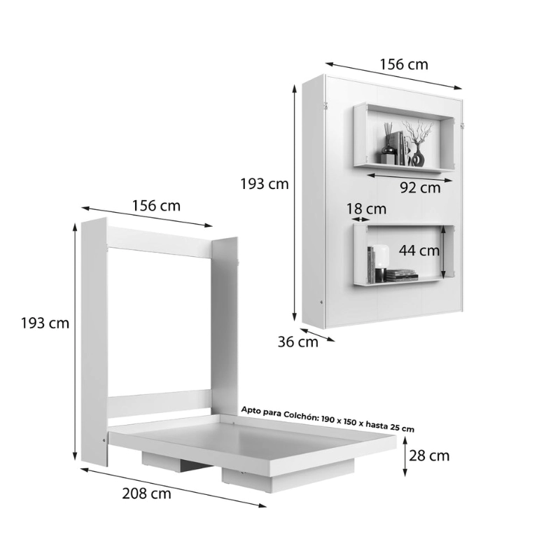 Cama plegable