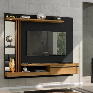 rack panel aereo tv york hasta 55´´ negro-canela