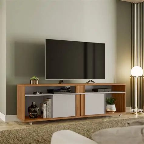 rack tv filipinas off white hasta 70´´